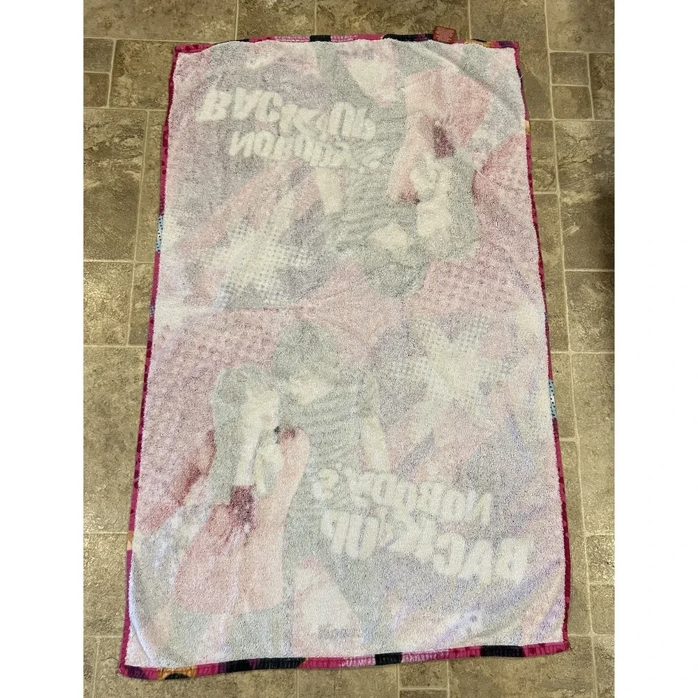 Y2K Camo Rock Beach Towel Cotton Beach Summer Vintage